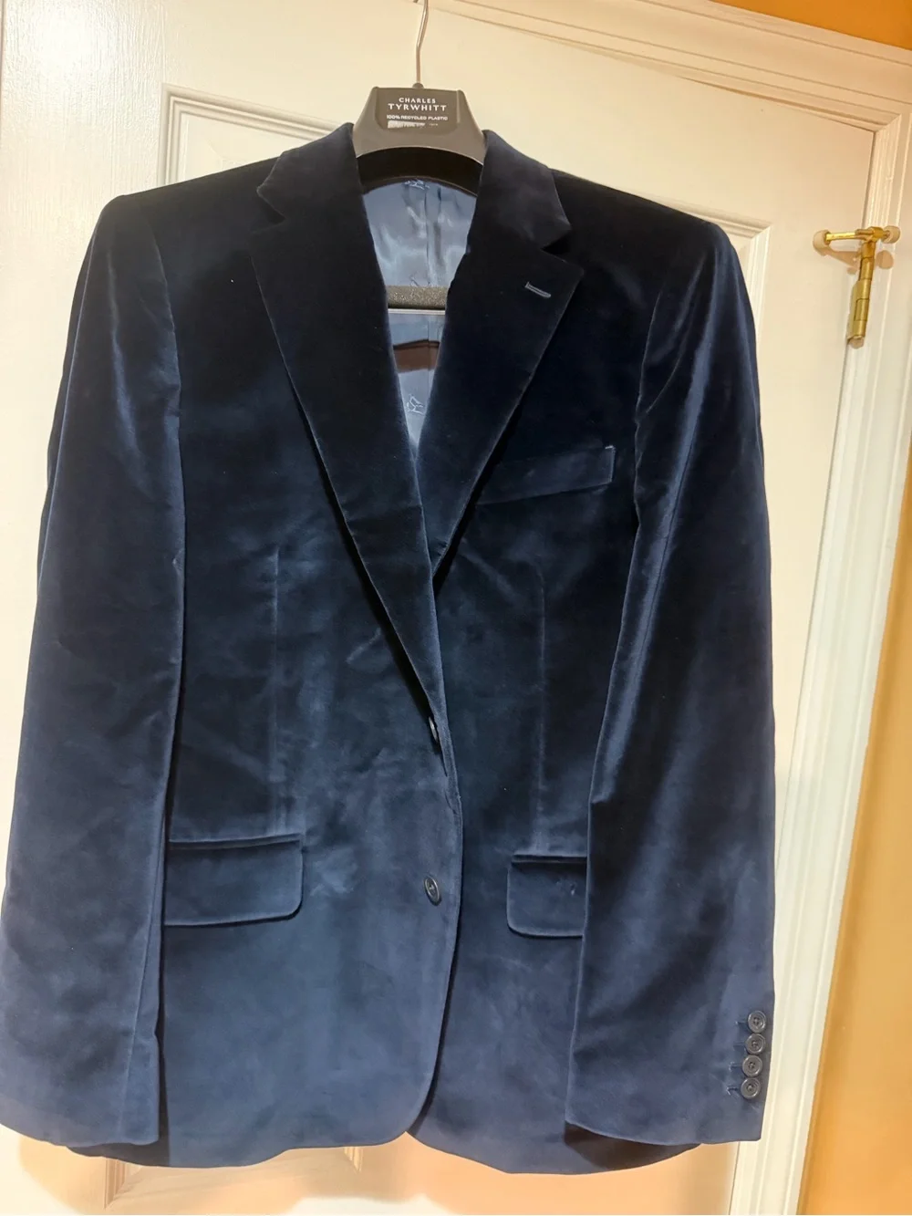 Charles Tyrwhitt Dark Navy Velvet Sport Coat